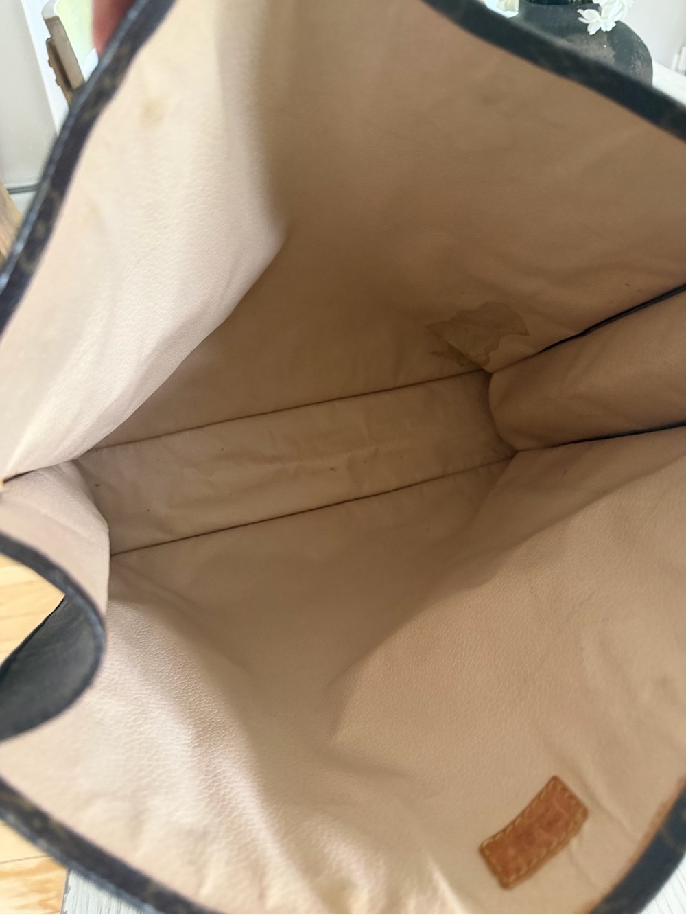 Louis Vuitton Monogram Sac Plat Canvas Tote in Brown - Picture 8 of 15